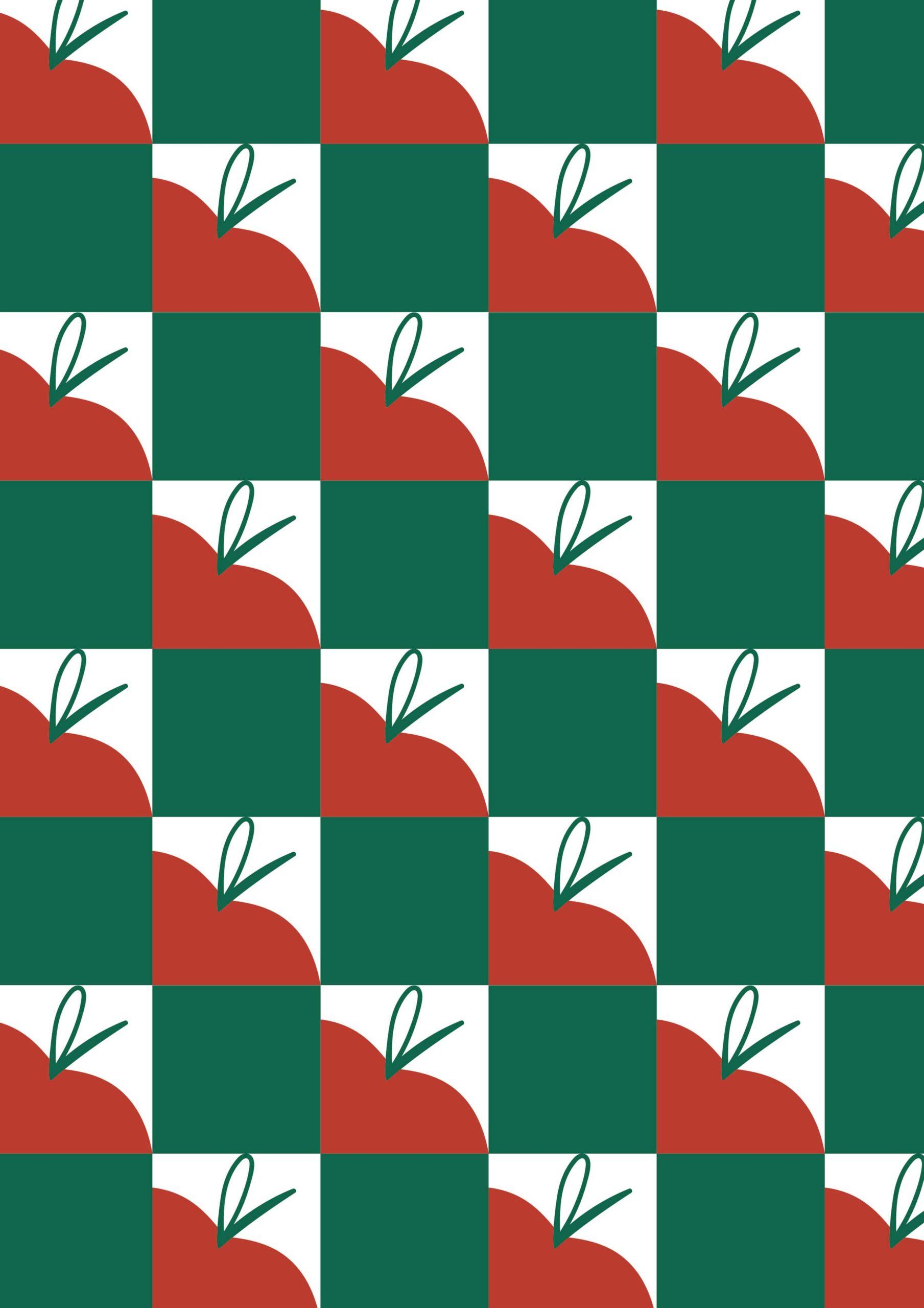 apple-karo-pattern